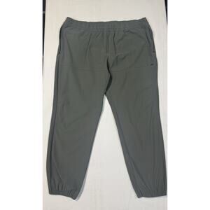 Women's High-Waisted Stretch Jogger Pants Olive Sz XXL Streetwear Yoga Outdoors